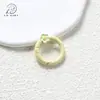 Fecho de Mola Redondo em Formato de Flor Acessórios para Joias DIY Argola de Mola para Chaveiro Argola de Conexão de Liga Pingente para Chave de Carro