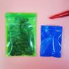 Bolsa verde autosellada, bolsa de PE, bolsa de sellado verde, bolsa de plástico de color, bolsa de accesorios de clasificación electrónica, nuevo material, paquete pequeño