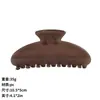 Grampo de Cabelo Semi-Círculo de Alta Qualidade Estilo Coreano Impressão UV Elegante Personalidade da Moda Grampo Tubarão Acessório de Cabelo para Coque na Parte de Trás da Cabeça