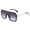 Gafas de Sol de Moda Nuevas para Hombres y Mujeres FF Marca de Agua Espejadas Versátiles Retro Montura Gruesa Gafas de Sol
