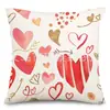 Temu Nueva Almohada Cojín de San Valentín Funda de Almohada de Corazón Rojo Decoración para Dormitorio Sofá Funda de Almohada de Lino