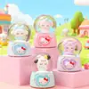 Set Completo de Muñecos de Té con Leche Periféricos de Dibujos Animados Anime, Bolas de Cristal Luminosas, Juguetes de Resina para Niños, Decoraciones de Escritorio, Luces Nocturnas