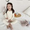 Ropa interior infantil Emo Beibei Ambb, pijamas de lana cepillada de estilo coreano con dibujos animados para hombre y mujer.