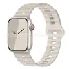 Para Banda de Apple Watch iwatch Color Único y Doble Hebilla de Rayo de Silicona Correa Ultra applewatch 1-8