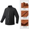 Chaqueta softshell impermeable a prueba de viento para exteriores y escalada, con cuello alto de primavera, cárdigan cálido con forro polar para hombre y mujer