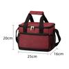 Bolsa Térmica Grande para Uso Externo Transfronteiriça Portátil para Piquenique Bolsa de Almoço Diagonal Bolsa Térmica de Tecido Oxford Bolo