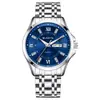 Sunkta/Lige Nuevo Moda Transfronteriza Simple Negocios Reloj de Cuarzo para Hombre Luminoso Impermeable Correa de Acero Reloj