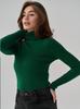 Ropa de Punto de Cuello Alto Transfronteriza Camisa de Fondo Tejida Europea y Americana 2025 Amazon Otoño Ropa de Punto Jersey de Cuello Alto Ropa de Punto para Mujer
