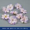 Flor sintética roxa atmosfera de sonho adereços casamento salão arranjo de flores parede de fundo design de janela adorno de cabeça DIY