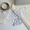 Cool menina puro desejo ~ cinto fino impresso Ice Silk adorável menina cintura baixa triângulo cueca sem costura alta fenda pernas longas