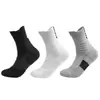 Calcetines de baloncesto profesionales de tubo largo talla grande, calcetines de correr de tubo corto transfronterizos, calcetines deportivos de caña alta con amortiguación y suela de toalla