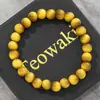 Cuentas Redondas de Vidrio Ojo de Tigre Sintético Ojo de Gato Pulsera Collar DIY Unisex Universal Productos Transfronterizos Fuente Mayorista