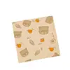 Papel a prueba de aceite, papel a prueba de aceite de dibujos animados, papel desechable separador de aceite absorbente de aceite, papel especial de grado alimenticio para empaque para hornear