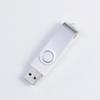 Venda por Atacado de Fábrica Pen Drive USB de Alta Velocidade com Dupla Interface 128GB com Logo Gravado, Uso Duplo para Celulares e Tipo-C, Design Rotativo de Metal