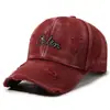 Gorra de Béisbol Lavada con Efecto Vintage Desgastado para Hombres y Mujeres, Gorra de Pico con Letras, Sombrero Casual Versátil para Exteriores de Primavera y Otoño para Parejas