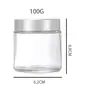 Botella de Vidrio Mate para Crema Botella para Crema Facial 5G10G Botella de Vidrio Mate para Contorno de Ojos Botella de Cosméticos Portátil Botella para Mascarilla