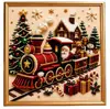 Pintura de Diamantes Transfronteriza Más Vendida Calabaza de Halloween Pintura de Diamantes Adornos de Navidad Pintura de Diamantes DIY Kit de Pintura de Diamantes