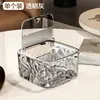 Caja de Almacenamiento para Accesorios del Cabello, Joyero Grande de Escritorio, Gomas para el Cabello de Estudiantes y Niños, Organizador Transparente a Prueba de Polvo para Tocador