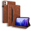 Funda de Cuero Adecuada para Tableta Realme Pad3 11.6 pulgadas 2026, Carcasa con Soporte para Tarjetas de Color Contrastante Mate