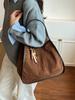 Bolsa de Braço Grande Capacidade Mais Vendida Feminina Casual Tendência Portátil Bolsa Tote Estudante Universitário Deslocamento Bolsa de Ombro