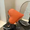 2025 Amor Nuevo de Moda Casual Moda de Invierno Forma de Corazón Color Sólido Moda Casual Bolso de Mano Bolso Mujeres