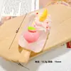 Nuevos Accesorios de Resina para Paleta de Crema de Fruta Cadena para Teléfono Móvil DIY Hebilla para Llavero Colgante para Bolso Materiales para Joyería Hecha a Mano Creativa
