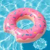 Boia de Natação para Piscina e Mar Adulto e Infantil Formato de Rosca Inflável PVC Boia Salva-Vidas Anel Flutuante Anel Inflável para Braço