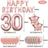 Conjunto de Balões Feliz Aniversário Amazon 18,2130 Anos Balão Digital de Filme de Alumínio Conjunto Feliz Aniversário
