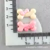 Acessórios de Resina Fofos de Desenho Animado para Comida de Cachorro DIY Atacado Capa de Celular Grampo de Cabelo Cola de Creme Porquinho Ornamento de Cabelo Acessórios de Animais