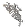 Horquilla de mariposa líquida de metal para mujer, pinza para la cabeza con diseño de tiburón, accesorios para el cabello al por mayor