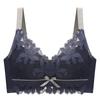 Nueva ropa interior de látex para mujer, con fruncido de pecho pequeño, accesorio ajustable, sujetador superior anticaída, sin aro de acero.