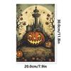YGHA043-056 Cross Border Halloween Ghost Poster Luminous Wall Stickers Decoração de férias Horror Luminous Wall Stickers