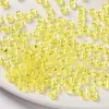 Miçangas Acrílicas Transparentes de Furo Grande 4*7mm Cor Sólida Plástico Soltas Miçangas para Artesanato DIY Corrente de Celular Material de Miçangas para Crianças