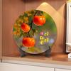 Nuevos Adornos de Caqui Estilo Chino para Escritorio de Oficina, Buen Significado, Decoración de Mesa, Regalos de Inauguración de Casa, Decoraciones de Entrada