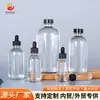 Botella Boston Transparente 30ml240ml500ml Botella para Gel Antibacterial Botella de Vidrio con Gotero Botella con Bomba Dispensadora de Loción