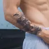 Tatuagens Não Refletivas Water-Koi para Homens e Mulheres, Tatuagens Reais Legais e de Alto Padrão, À Prova d'Água e de Suor, Duradouras de Celebridade da Internet