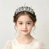 Peine para el cabello de niños, accesorio de corona, tocado de boda para estudio fotográfico, peine para el cabello con pedrería, accesorio para el cabello, corona de princesa de perlas al por mayor