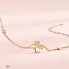 Pulseira Autêntica de Trevo de Quatro Folhas para Mulheres, Versátil em Prata Esterlina 999, Design Único e Estiloso com um Toque de Luxo, Presente para Namorada