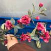 Cerimônia de Casamento Camélia Auditório de Casamento Decoração Suave Flor Falsa Macia Nova Flor Artificial Flor de Mesa para Casa Exibição de Flores Comércio Exterior