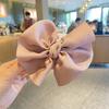 Pinza para el cabello de corazón femenino con lazo grande, parte trasera de la cabeza, tocado, accesorios para el cabello de niños, pinza para el cabello, estilo occidental, pinza superior, accesorios para zapatos y sombreros DIY