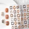 Nueva Tecnología 5D Pegatinas para Uñas Fábrica Lindas Rococo Dulce Mascota Conejo Arte de Uñas Pegatinas en Relieve Pegatinas 3D para Rostro