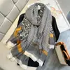 Bufanda de Seda Brocada Estilo Nuevo 2025 para Mujer, Primavera y Otoño, Elegante Versión Coreana, Bufanda de Seda Versátil de Hangzhou y Chal