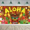 Amazon Tela de Fondo para Fiesta Hawaiana Aloha Verano Flamenco Decoración para Fiesta Suministros Pancarta Tela de Fondo