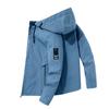 Ferramentas masculinas 2021 Primavera e Outono Novo casaco masculino com capuz moda combinação de cores tendência jaqueta masculina atacado