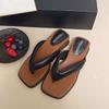 Chanclas de Moda 2025 Primavera y Verano Nuevas Sandalias de Exterior de Suela Gruesa para Mujer, Sandalias de Moda de Talla Grande