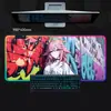 Fábrica Fonte Colorido RGB Graffiti Parede Fundo Menina-Temático Luminoso Mouse Pad Grande Teclado Pad Antiderrapante Mesa Mat