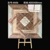 Azulejos de Piedra de Lujo Ligero 400X400 para Cocina, Hotel, Baño, Casa de Huéspedes, Balcón, Antideslizantes, Resistentes al Desgaste, Azulejos Pequeños de Piso para Exportación