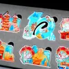 Pegatina acrílica para refrigerador, caricatura personalizada, animación, ciudad creativa, regalo creativo, pegatina magnética conmemorativa, pegatina magnética suave tipo gota