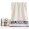 Toalla de algodón con estampado de porcelana azul y blanca para hombres y mujeres adultos, toalla facial suave, absorbente, sin pelusa, fácil de secar.