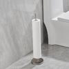 Portarrollos de papel higiénico de pie negro acero inoxidable accesorios de baño hogar inodoro portarrollos extendido